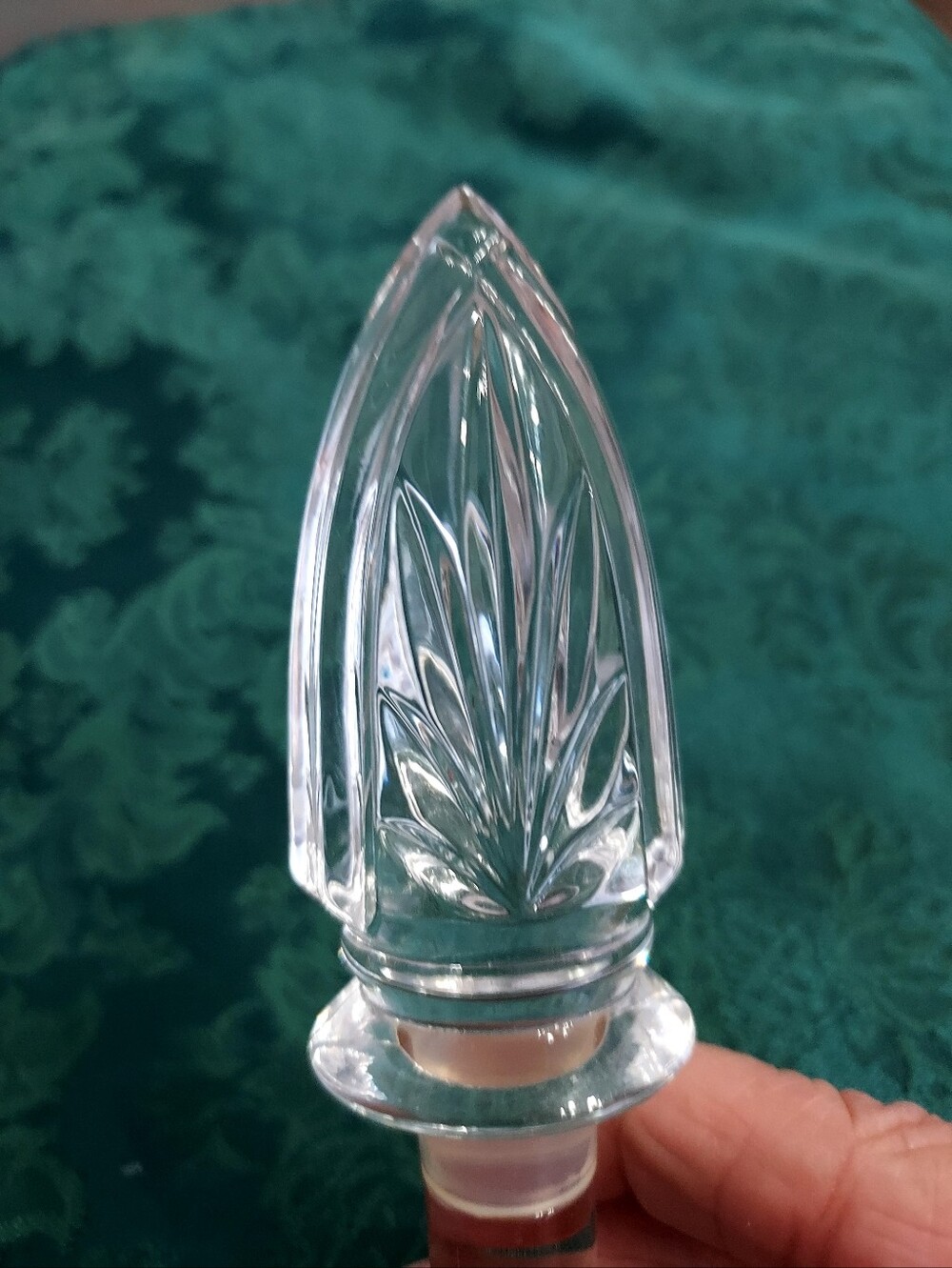 Bohemian Crystal Bottle Stopper